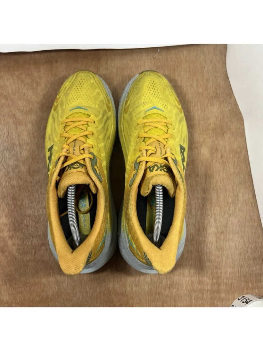 Hoka One One Challenger ATR 7 Mens 11.5 Shoes Yellow Trail Running Sneaker